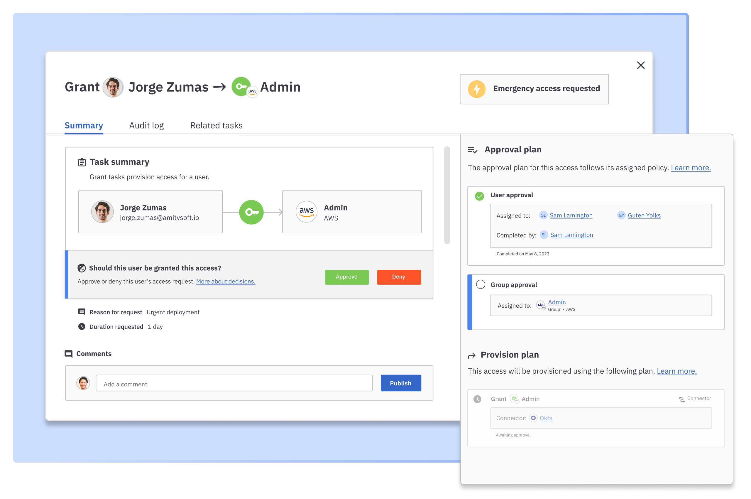 Temporary elevated access