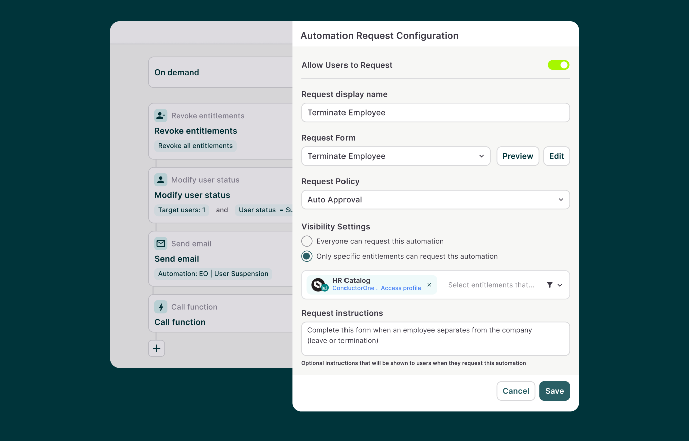 Allow users and agents to trigger workflows on demand
