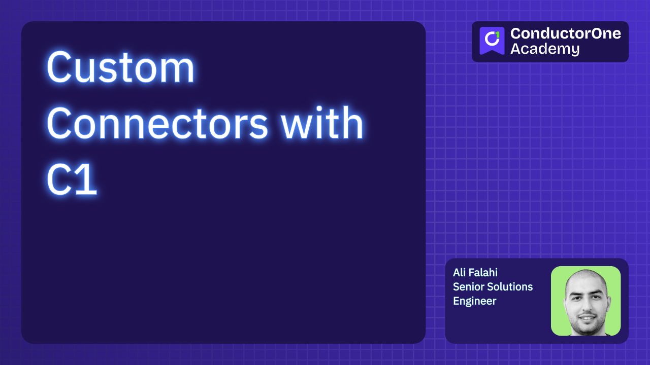 Custom Connectors with C1