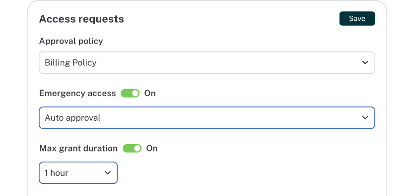 Streamline on-call and emergency access.