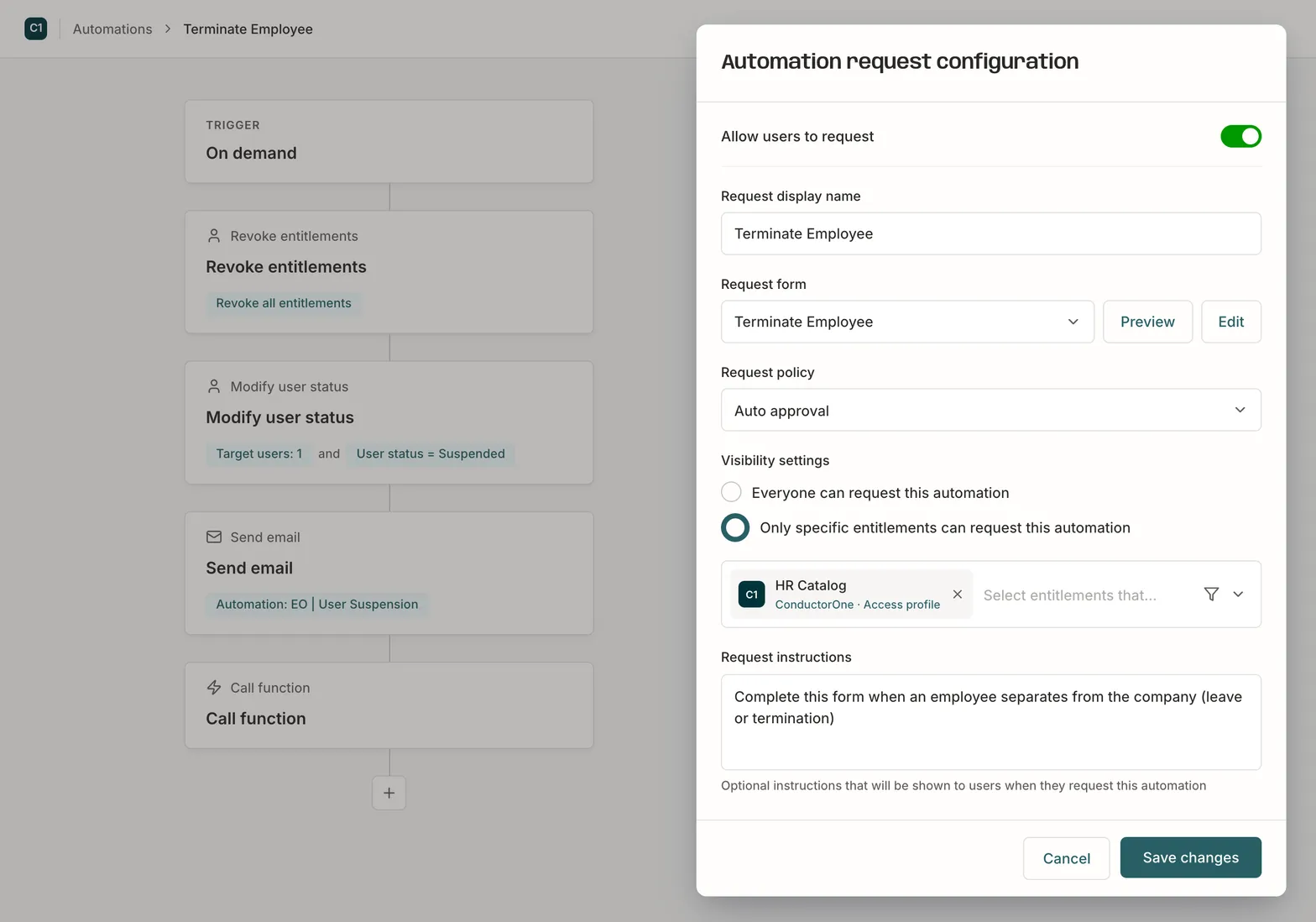 Let people and agents request privileged actions