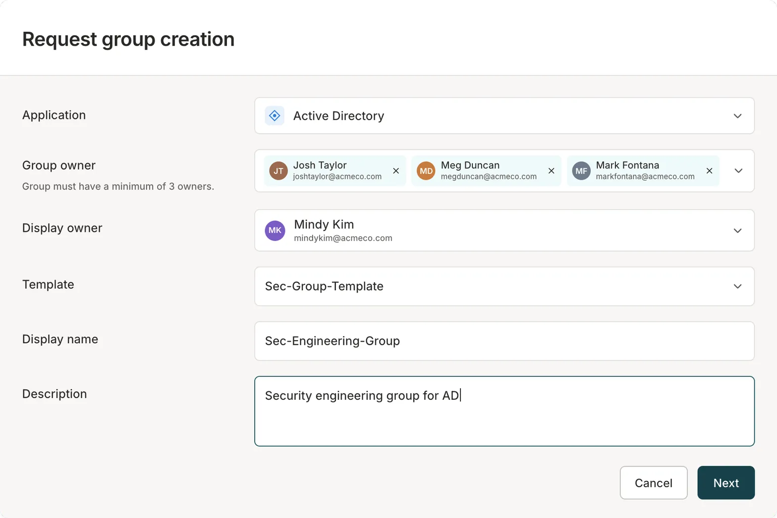 Let teams create the resources they need