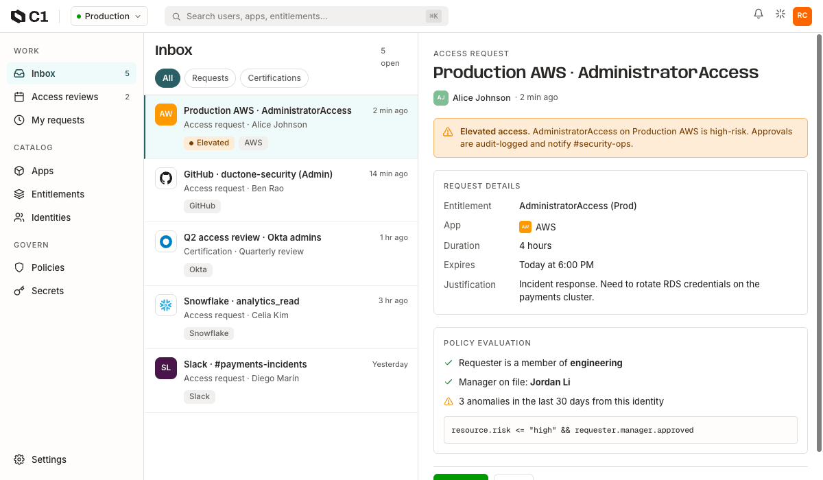 Automate every identity workflow