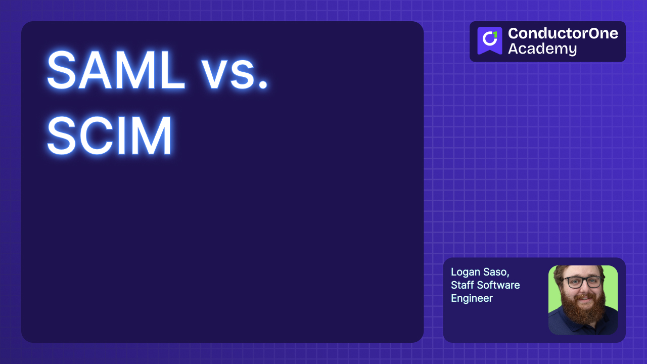 SAML. vs. SCIM