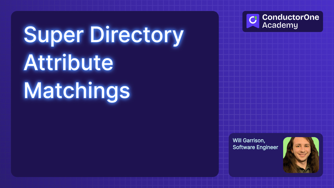 Super Directory Attribute Matchings