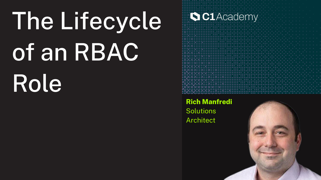 The Lifecycle of an RBAC Role